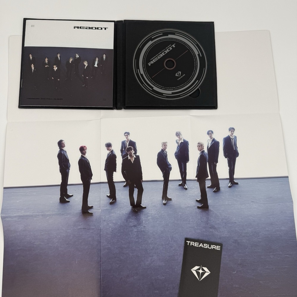TREASURE REBOOT 2nd Full Album CD W Poster YG 2023 YGP0309